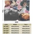 thumbnail image 4 of Josh Actor Hutcherson Blanket Soft Throw Blanket Micro Fleece Fuzzy Blankets Thin Bed Couch Decor for Men Women Adult Nap Bedroom Office All Season 40x30 in, 4 of 9