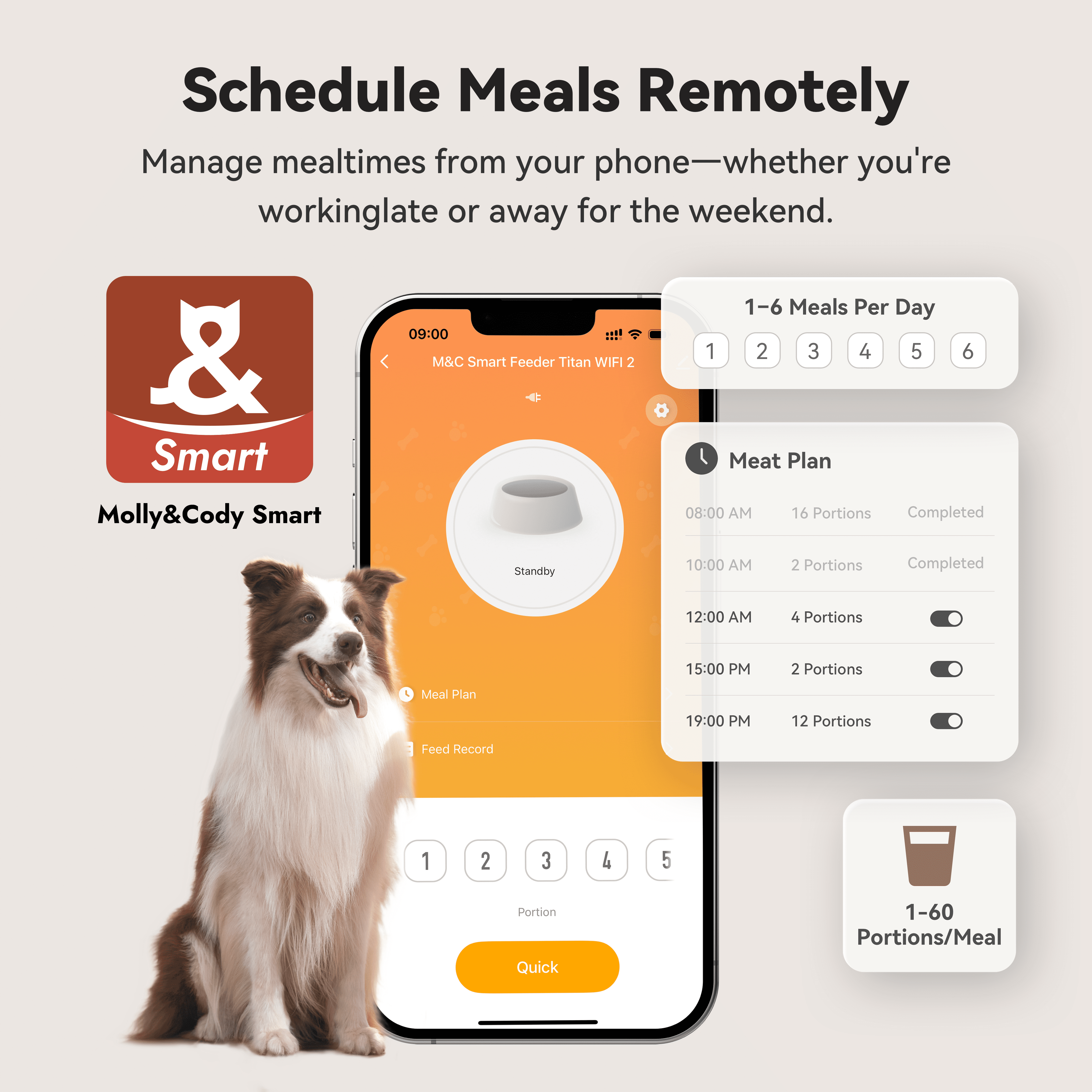 WiFi Automatic Dog Feeder for Large Breed