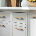 thumbnail image 3 of Goo-Ki 6 Pack 3.8"(96mm) Hole Center Dark Champagne Bronze Cabinet Pulls, Modern Drawer Handle,Cabinet Hardware, 3 of 6