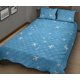 thumbnail image 2 of Juego de cama edredón con fondo azul y estampado de aviones, 2 of 5