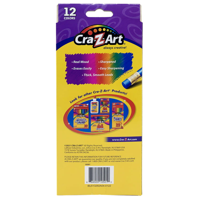 AZZAKVG Stationery Supplies Quality Large Pencils Artists Drawing Kids  Adults Colored Pencils For Kids Ages 8-12 Kids Crafts