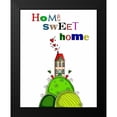 thumbnail image 2 of Fab Funky 12x14 Black Modern Framed Museum Art Print Titled - Home Sweet Home, 2 of 5