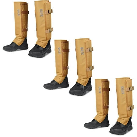 QOGIR Snake Gaiters 3 Pack: Durable Snake Guards for Hunting Snake Gaiter Leggings for Men & Women (Tree Camo-3 Pack) C29