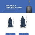 thumbnail image 2 of 30PCS Screw in Tire Plugs, Tire Repair Rubber Nails Kit with 2 Sizes, Tire Screw Plug Repair Kit, Fast Self-Service Tool for Car, Truck, Motorcycle, Tractor Tire Puncture Repair, 2 of 7