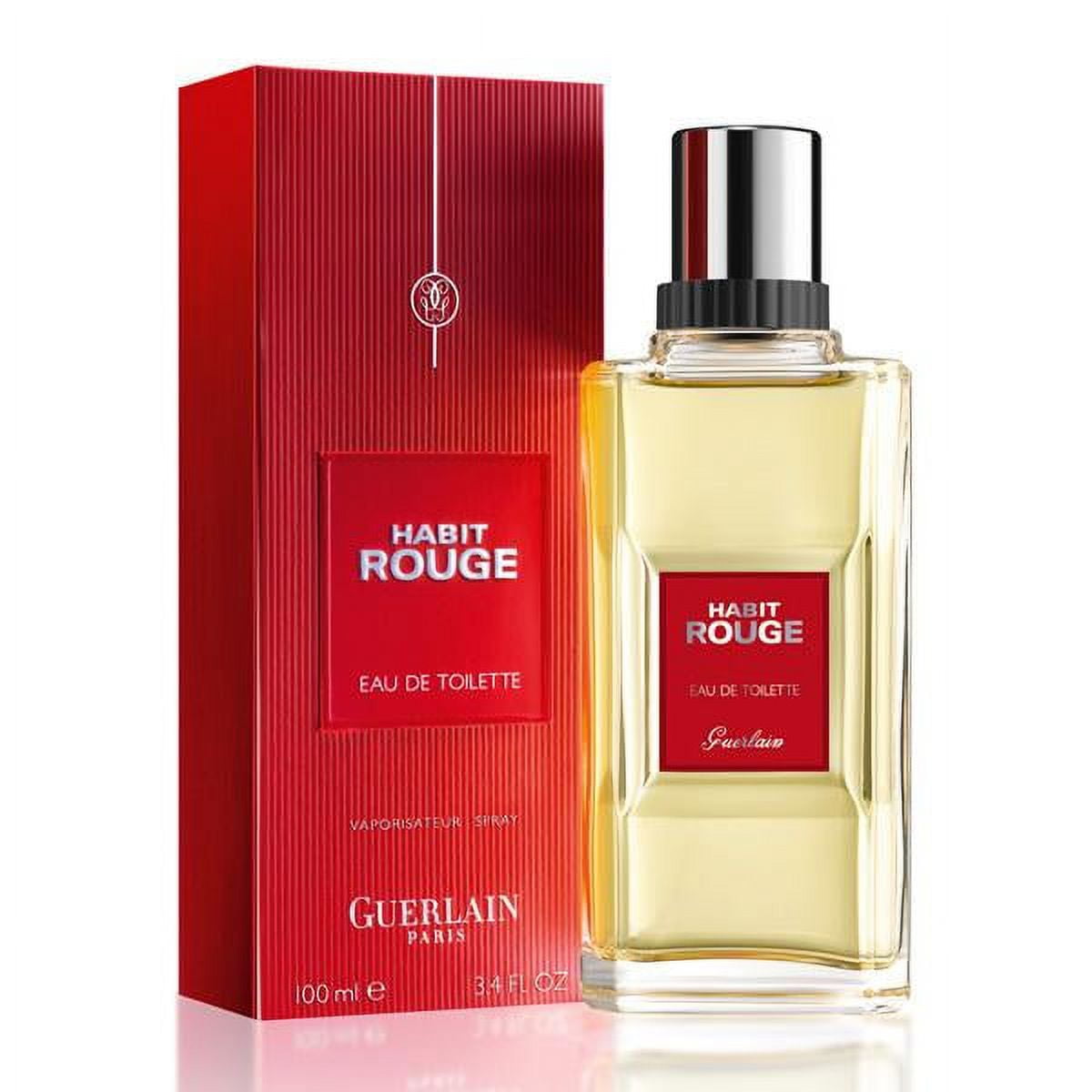 Guerlain HABIT ROUGE Perfume - Eau De Toilette Spray for Men