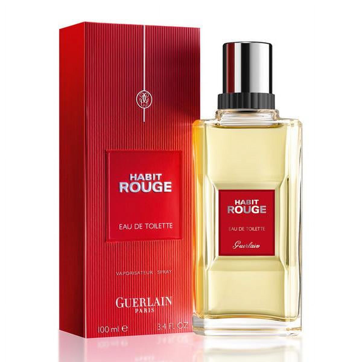 香水(男性用) Guerlain Habit Rouge Eau de Parfum Amazon.com: Guerlain Habit Rouge Parfum for Men 3.3 fl. oz