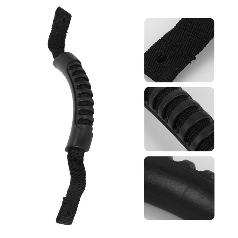 4PCS Black Rubber Luggage Handle Replacement for Canoe Accessories