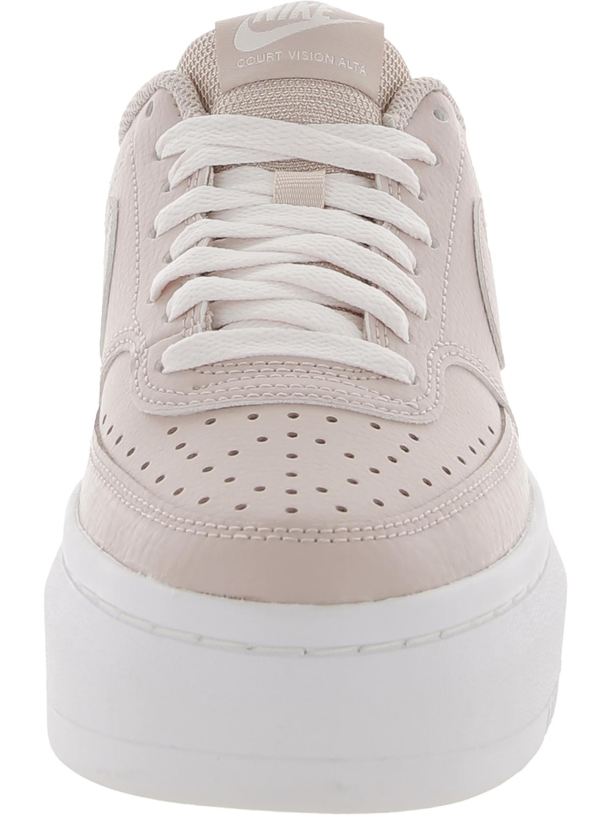 Nike Womens Court Vision Alta Leather Lifestyle Athletic and Training Shoes