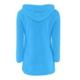 thumbnail image 5 of YunPes Fleece Hoodie Sweater for Girls Oversized Solid Long Sleeve Casual Sweatshirt with Hood Teen Winter Daily Warm Pullover, 5 of 5