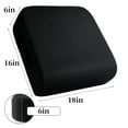 thumbnail image 3 of Extra Thick Chair Cushions,Office Chair Booster Seat Cushion to Raise Seat Height for Pain Relief, Non Slip Memory Foam Thick Cushion with Carry Handle, 3 of 7