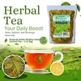 thumbnail image 3 of Hojas de Boldo (Boldus Dried Leaves) Herbal Tea – 4 oz (113 g) – 100% Natural, Vegan, Non-GMO – Loose Leaf Herbal Tea for Infusion – Traditional Natural Detox Support – Caffeine-Free – Packaged in US, 3 of 12