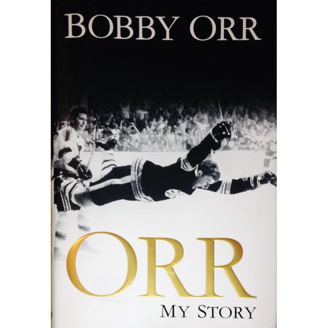 Bobby Orr 'My Story' Hardcover Biography Book – Boston Legend Hockey History Gift (9" by 6.5")