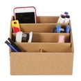 thumbnail image 5 of 8-Compartment Desktop File Storage Foldable Cardboard Box for School Ofiice Home Use, 5 of 8