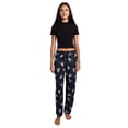thumbnail image 4 of My Melody Kuromi Character Print Women's Black Plaid Sleep Pajama Pants With Pockets-Small-Large, 4 of 8