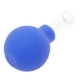 thumbnail image 4 of Unique Bargains 1 Pc Convenient Cupping Facial Tools for Beauty Parlor 0.39" Blue Silicone Glass, 4 of 5