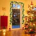 thumbnail image 2 of Patiojoy 9FT Pre-lit Artificial Christmas Pine Garland Rattan with 50 LED Lights, 2 of 9