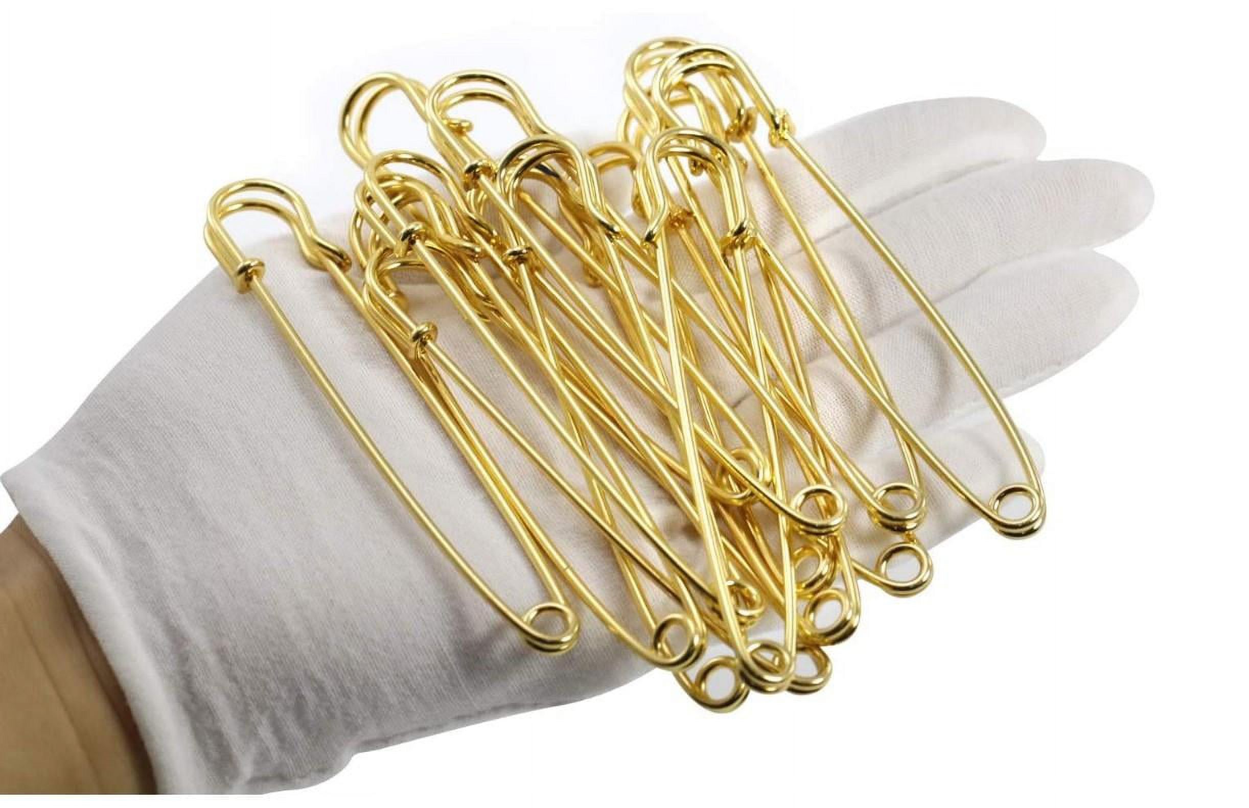 40 PiecesExtra Large Safety Pins Steel Blanket Pins Bulk Gold Big Safety  Pins Giant Heavy Duty Safety Pins Decorative Safety Pins for DIY Crafts  Skirts Kilts Brooch Making 