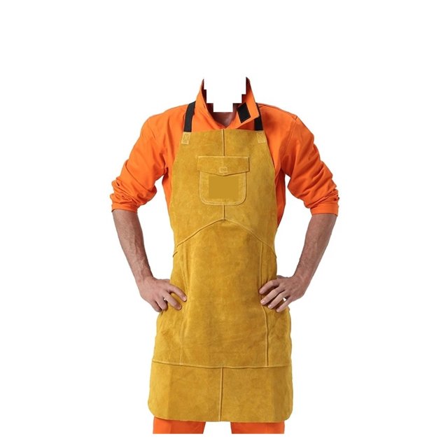 Welding Apron Heat Insulation Split Leather Work Protective Aprons Flame Resistant Welders Workplace Safety Clothing ,Flame Retardant