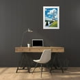 thumbnail image 3 of Blaustein, Alan 17x24 White Modern Wood Framed Museum Art Print Titled - Eiffel Tower View II, 3 of 4