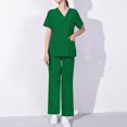 thumbnail image 2 of Samickarr Nursing Uniforms Scrubs Sets For Woman And Man Clearance Plus Size Working Uniform With Pocket Scrubs Medical Uniform Scrubs Top And Pants, 2 of 6