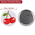 thumbnail image 4 of Button Maker Supplies Onemorello, 100 juegos de insignias metálicas de 75 mm, 4 of 7