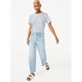 thumbnail image 5 of Free Assembly Women's Crop Box Tee with Short Sleeves, Sizes XS-XXXL, 5 of 7
