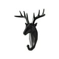 thumbnail image 1 of Maytalsory Animal Head Key Hook Sturdy And Durable Construction Adding Touch Of Whimsy black (deer) 1Set, 1 of 6