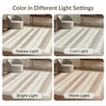 thumbnail image 7 of ODIKA Outdoorarea Mixed Scale Stripes Crisp Courtyard Large Striped for Dining Room, Under Table, Home Office, Non-Slip Chair-Friendly, 7 of 7