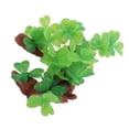 thumbnail image 1 of Aquarium Artificial Plant, Rinse   Prevent Fading Underwater Plant Decoration Small Simulation  For Fish Tank Sink Wood Clover, 1 of 8