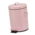 thumbnail image 5 of Garbage Bin Rubbish Bin Paper Basket with Pink Elegant Iron Design for Girls Room Dorm Office Kitchen, 5 of 9