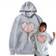 thumbnail image 2 of Ropa de moda 2024 XPLR Sam y Colby Merch Web Heart Sudadera con capucha de manga larga para mujer y hombre, estilo informal, ropa de calle Harajuku, 2 of 5