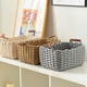 thumbnail image 1 of Xihbxyly Ofertas para Mujeres Cesta de Almacenamiento de Punto Grueso, Cesta Tejida, Caja de Almacenamiento de Cuerda Gruesa, Cesta de Escritorio para Aperitivos y Artículos Diversos, 1 of 1