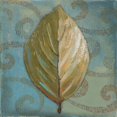 thumbnail image 2 of Pinto, Patricia 12x12 Gold Ornate Wood Framed with Double Matting Museum Art Print Titled - Swift Leaf II, 2 of 4