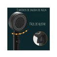 thumbnail image 2 of Kit Regadera Tipo Telefono Ajustable 5 Modos Color Negro, 2 of 4