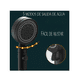 thumbnail image 2 of Kit Regadera Tipo Telefono Ajustable 5 Modos Color Negro, 2 of 4