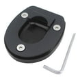 thumbnail image 1 of Placa de extensión de ampliación de caballete lateral de aluminio para Vespa 300 2013-2019 negro Zulema Ampliador de caballete lateral, 1 of 8
