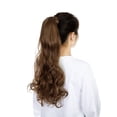 thumbnail image 6 of LELINTA Women 20/22 Inch Hair Pieces Ponytail Drawstring Ponytail Extension Natural Straight Body Wave Ponytail Hair Extension Synthetic Loose Wave Ponytail Hair Pieces, 6 of 8