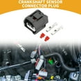 thumbnail image 2 of Conector de sensor de cigüeñal de 2 pines Unique Bargains, conector de terminal de cable hembra a prueba de agua para Toyota 1 juego, 2 of 6