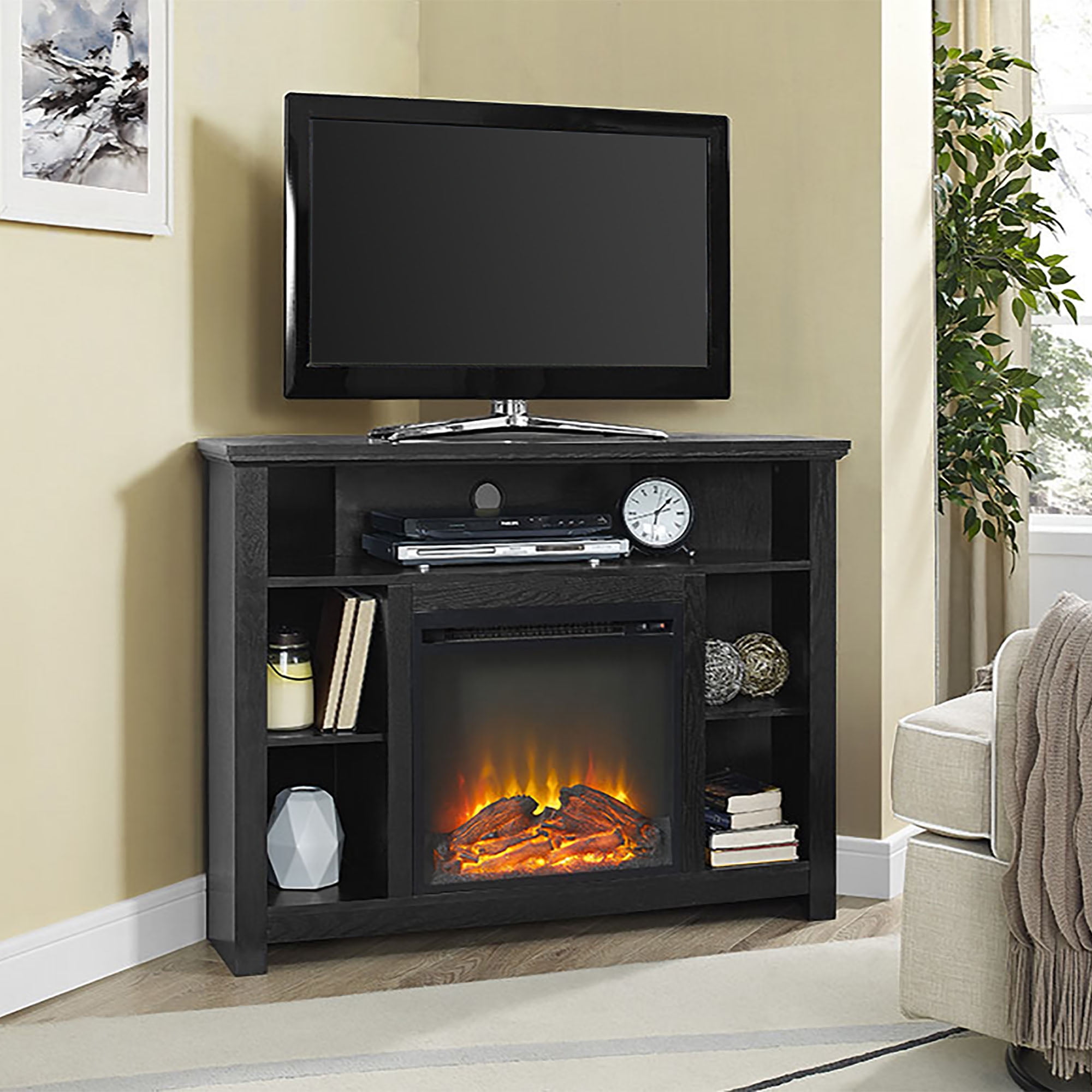 Manor Park Tall Corner Fireplace Tv Stand For S Up To 48 Manor Park Tall Corner Fireplace Tv Stand For S Up To 48 Espresso Com