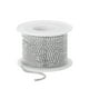 thumbnail image 2 of Cadena de garra de corte de 10 yardas, cadena de cierre de diamantes de imitación de cristal para manualidades de costura, suministros de boda, 2 mm Yuarrent HA000577-01, 2 of 6