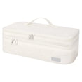thumbnail image 2 of SeekLGT Hair Tools Travel Bag Heat Resistant Storage Case Large Capacity Double Compartment Organizer Compatible with Dyson Airwrap and Shark Hair Dryer, 1 Bag, 2 of 9