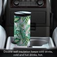 thumbnail image 4 of Highland Home "Tropical Leaves" 17 oz. Double Wall Stainless Steel Tumbler w/Lid, 4 of 6