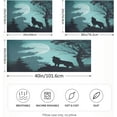 thumbnail image 4 of Coolnut Wolf Mountain Satin Pillowcase for Hair and Skin Silk Pillowcase Soft Sleeping Pillow Covers Smooth Cooling Pillowcase with Envelope Closure Size Standard 20x40 in Home Decor Gifts, 4 of 7