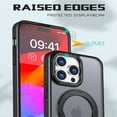 thumbnail image 5 of ELEHOLD for iPhone 15 Plus Case, Compatible with Mag Safe Accessory 360° Ring Stand Thin Fit Shockproof Protection Rugged Case for iPhone 15 Plus,Black, 5 of 6