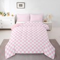 thumbnail image 2 of Erosebridal Plaid Buffalo Bedding King Comforter Set, Checkered Down Comforter, Rectangle Room Decor, Reversible 3-Piece, 2 of 8