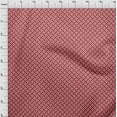 thumbnail image 4 of oneOone Viscose Chiffon Red Fabric Geometrical Quilting Supplies Print Sewing Fabric By The Yard 42 Inch Wide, 4 of 4
