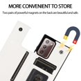 thumbnail image 5 of Dteck Case for Samsung Galaxy Note 20 6.7-inch,Shockproof PU Leather Wallet Case Card Holder Kickstand Flip Magnetic Hybrid Rubber Note 20 5G Back Phone Cover,White, 5 of 9