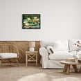 thumbnail image 2 of Stupell Industries Pond Lilies Blooming Botanical & Floral Painting Black Floater Framed Art Print Wall Art, 21 x 17, 2 of 9