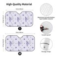 thumbnail image 3 of Disketp Windshield Sun Shade, Car Sun Shade For Front Window Bouquet And Lavender Flowers Sunshades Sun Visor Protector Blocks Uv Rays Foldable, 3 of 9