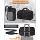 thumbnail image 5 of Bolsa de gimnasio RAINSMORE 45L para hombre con compartimento para zapatos y portátil, 5 of 7